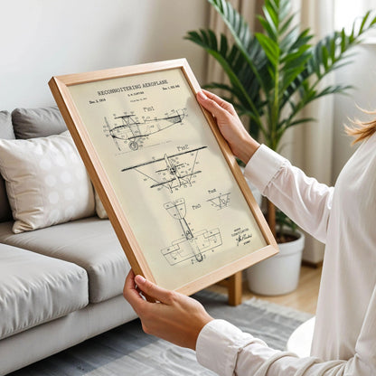 Vintage Aviation Pilot Poster