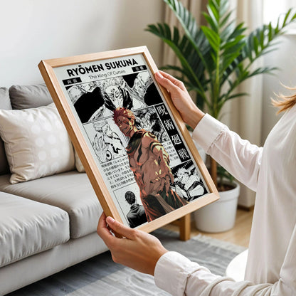 Ryomen Sukuna Jujutsu Kaisen Anime Poster