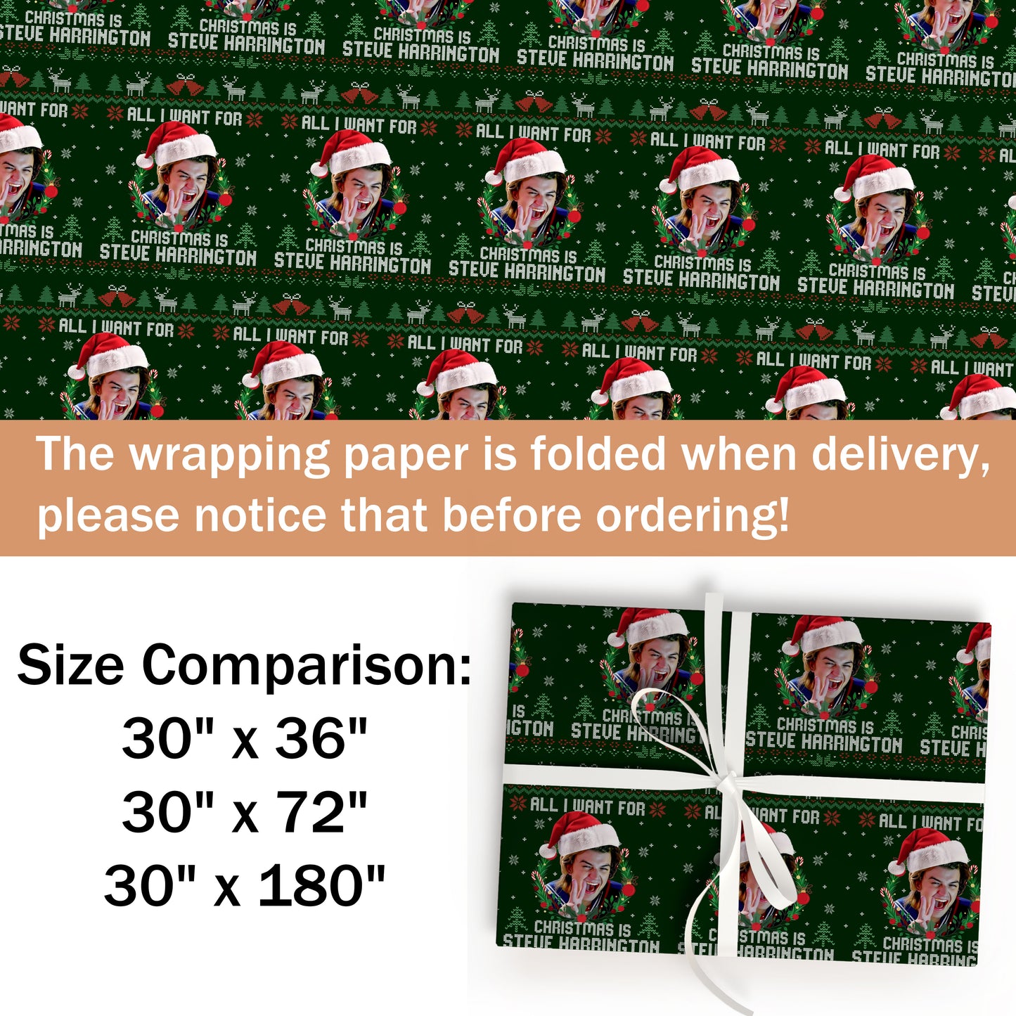 Joseph David Keery Wrapping Paper