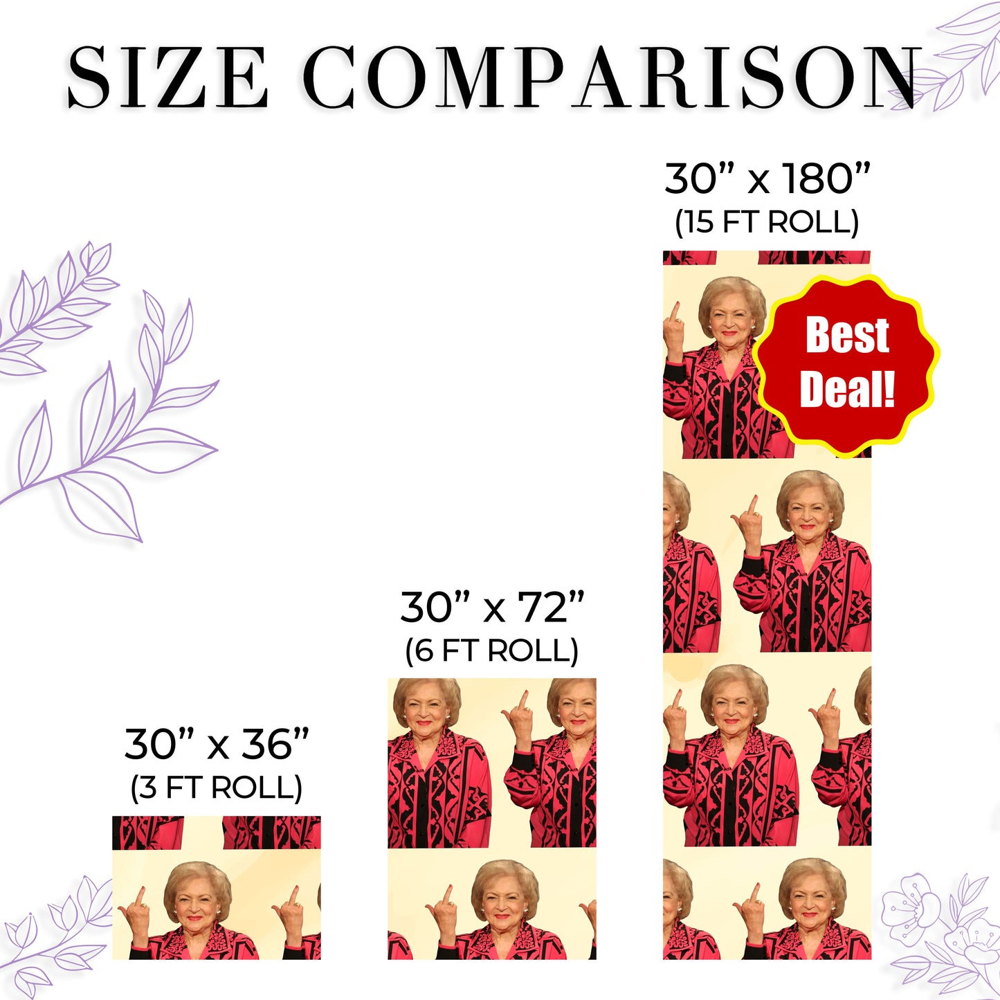 Malcolm In The Middle Wrapping Paper Betty White Cameo Paper