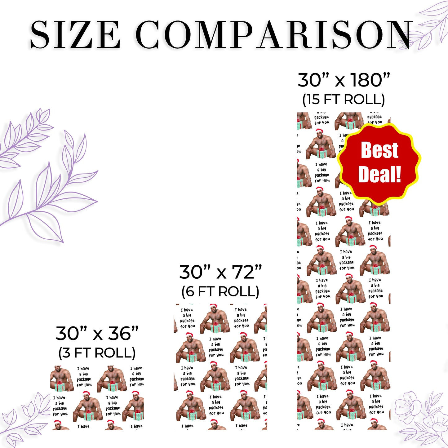 Barry Wood Arabic Meme Matte Christmas Wrapping Paper