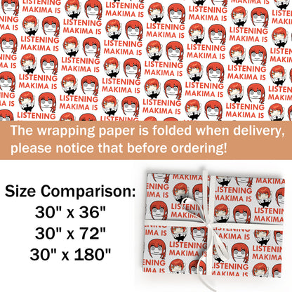 Chainsaw Man Makima Wrapping Paper