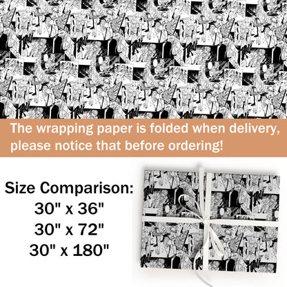 Chainsaw Man Wrapping Paper Sheet