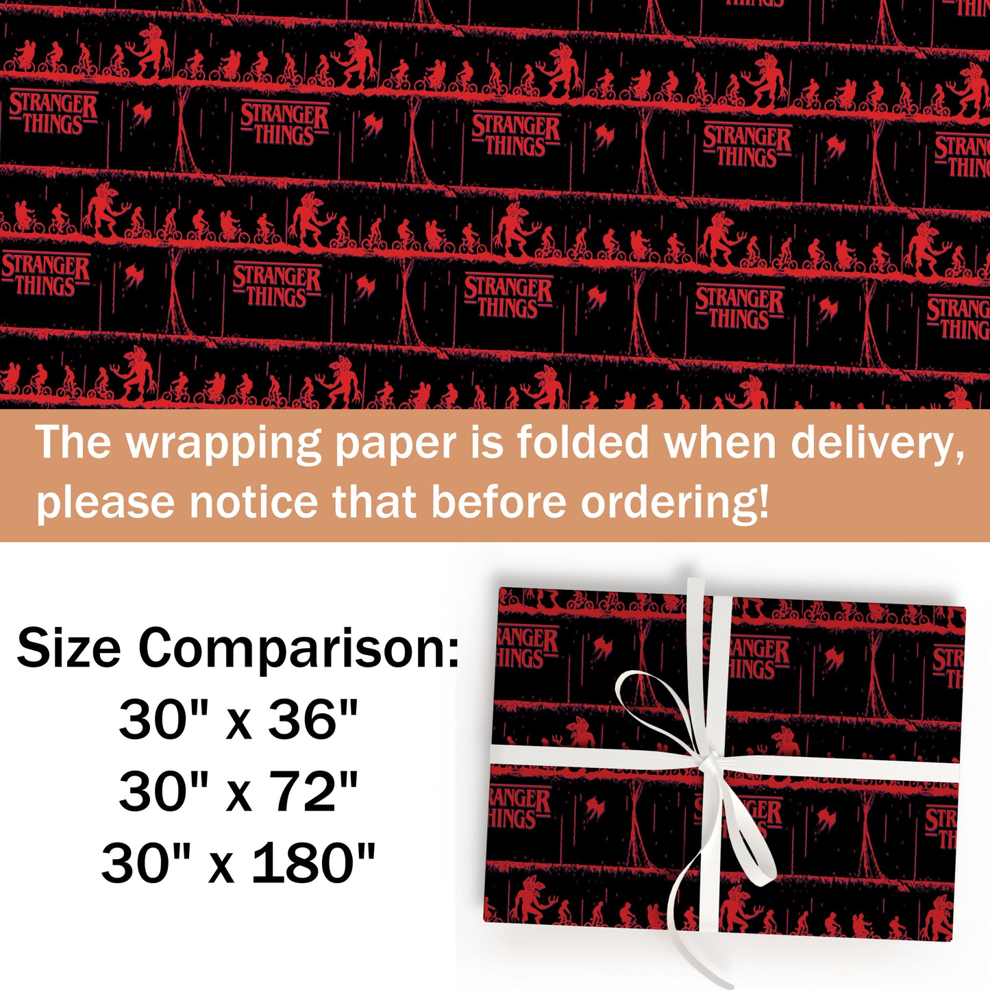 Stranger Things Wrapping Paper