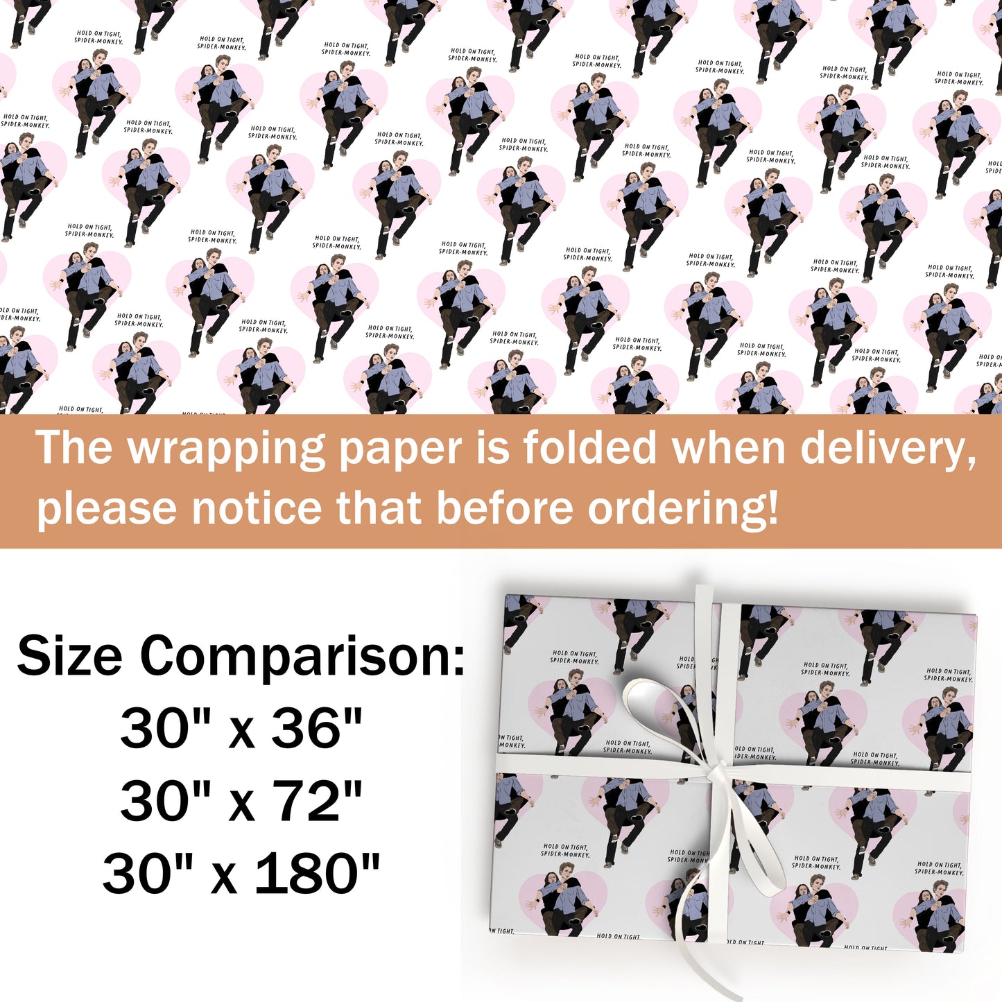 Twilight Spider Monkey Wrapping Paper