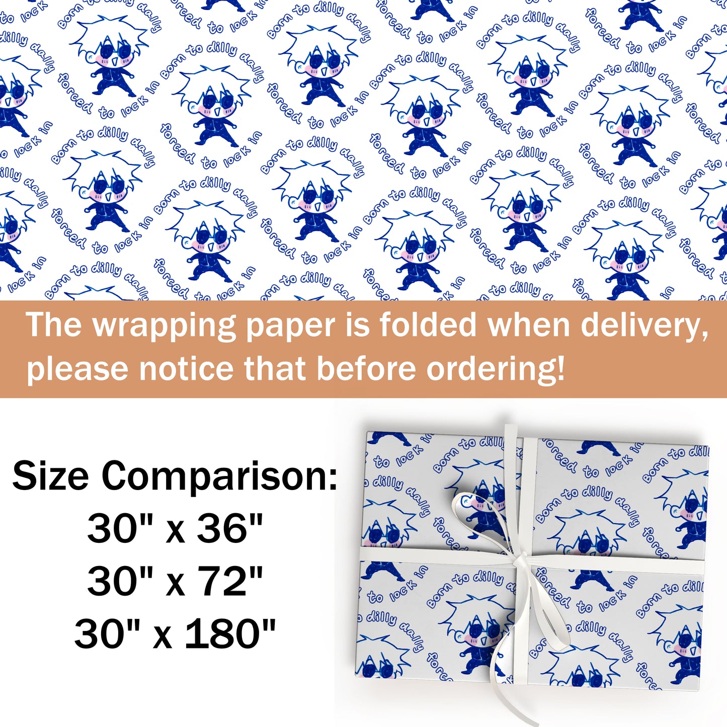 Jujutsu Kaisen Gojo Wrapping Paper