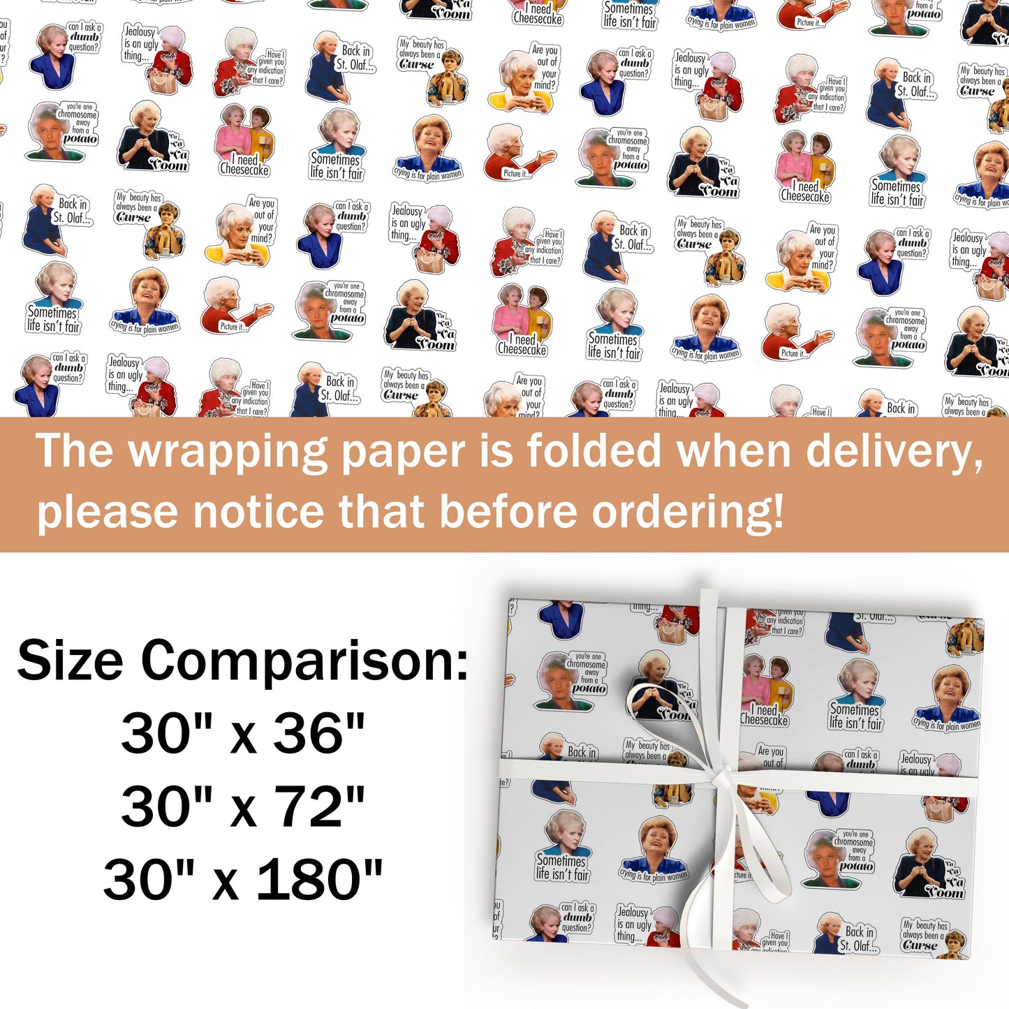 The Golden Girls Wrapping Paper