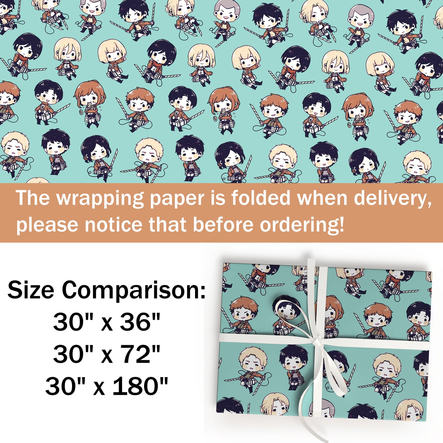 Attack on Titan Wrapping Paper