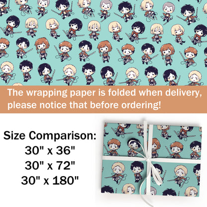 Attack on Titan Wrapping Paper
