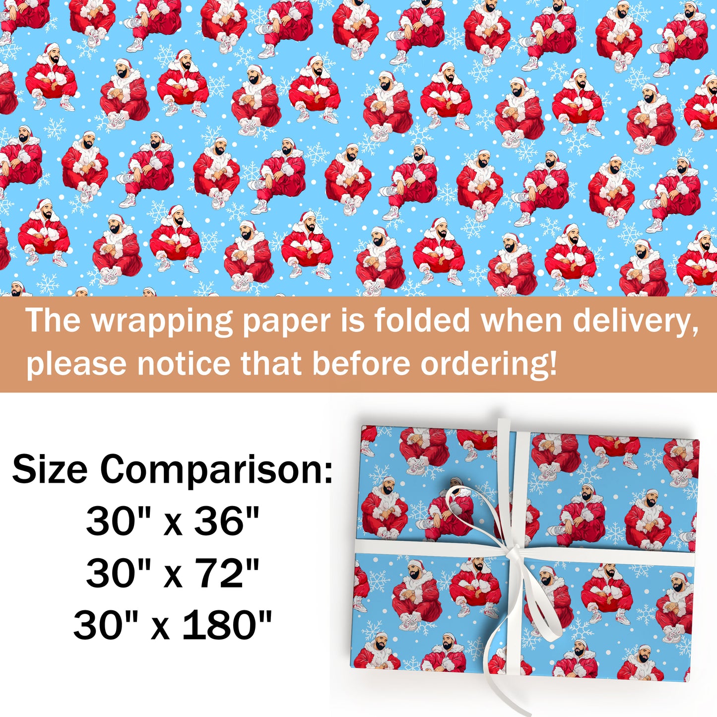 Certified Lover Boy Wrapping Paper Drake Wrap Gift