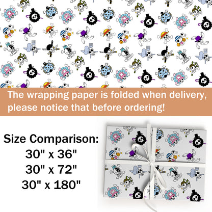One Piece Wrapping Paper Roll