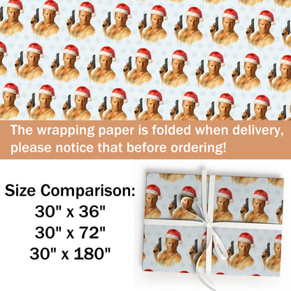 Yippee-ki-yay? ?Die Hard Christmas Wrapping Paper Roll