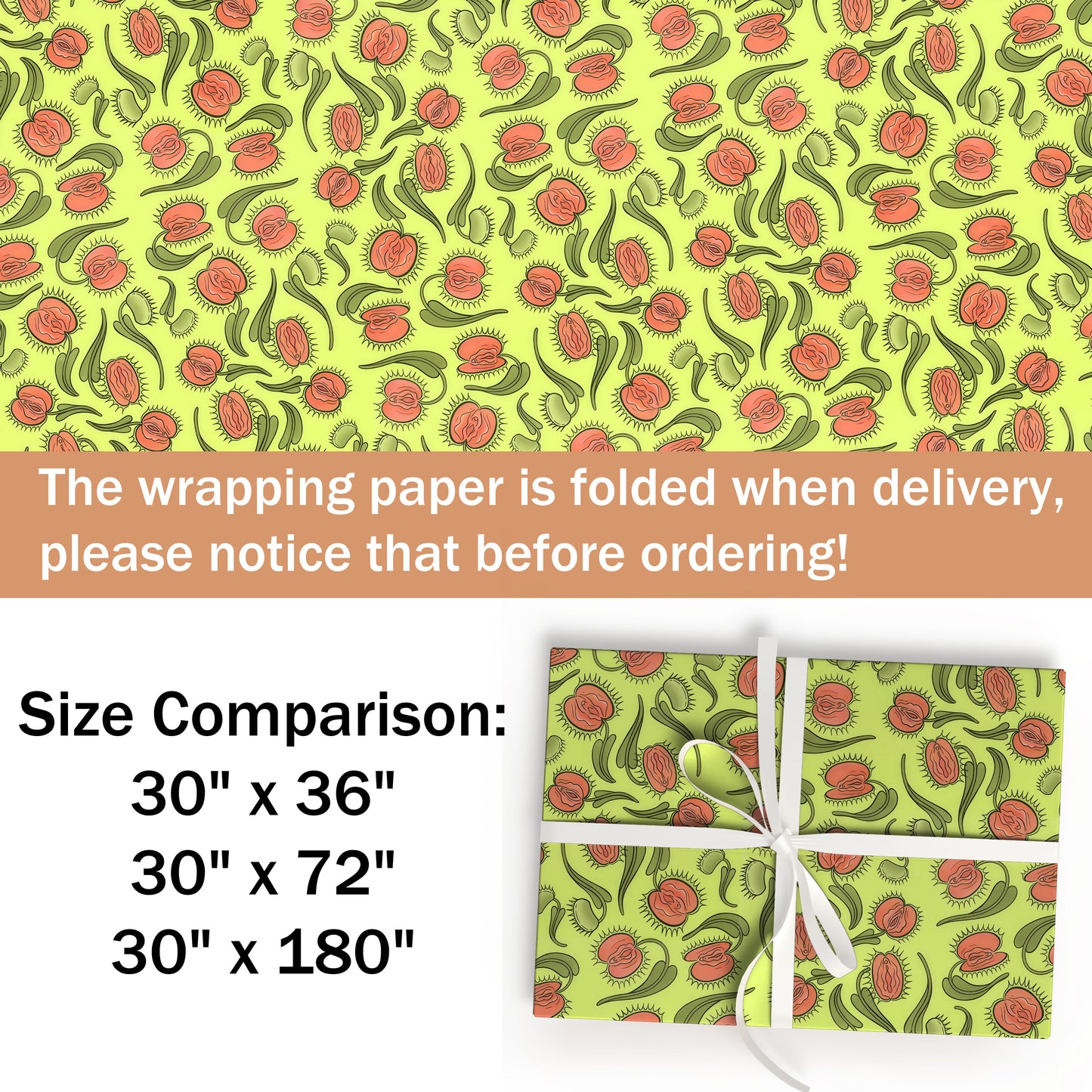 Hilarious Adult Xmas Wrapping Paper Roll