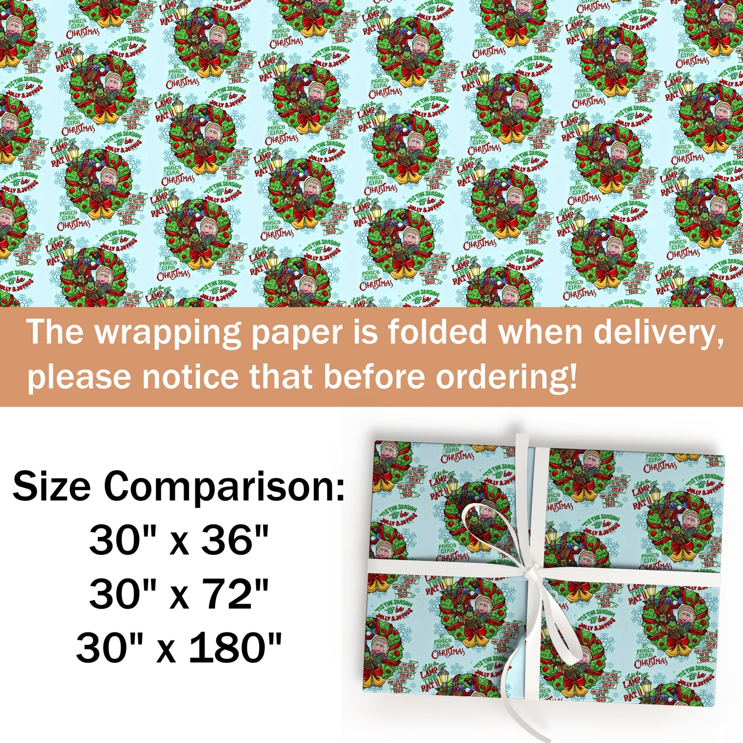 The Muppets Christmas Wrapping Paper