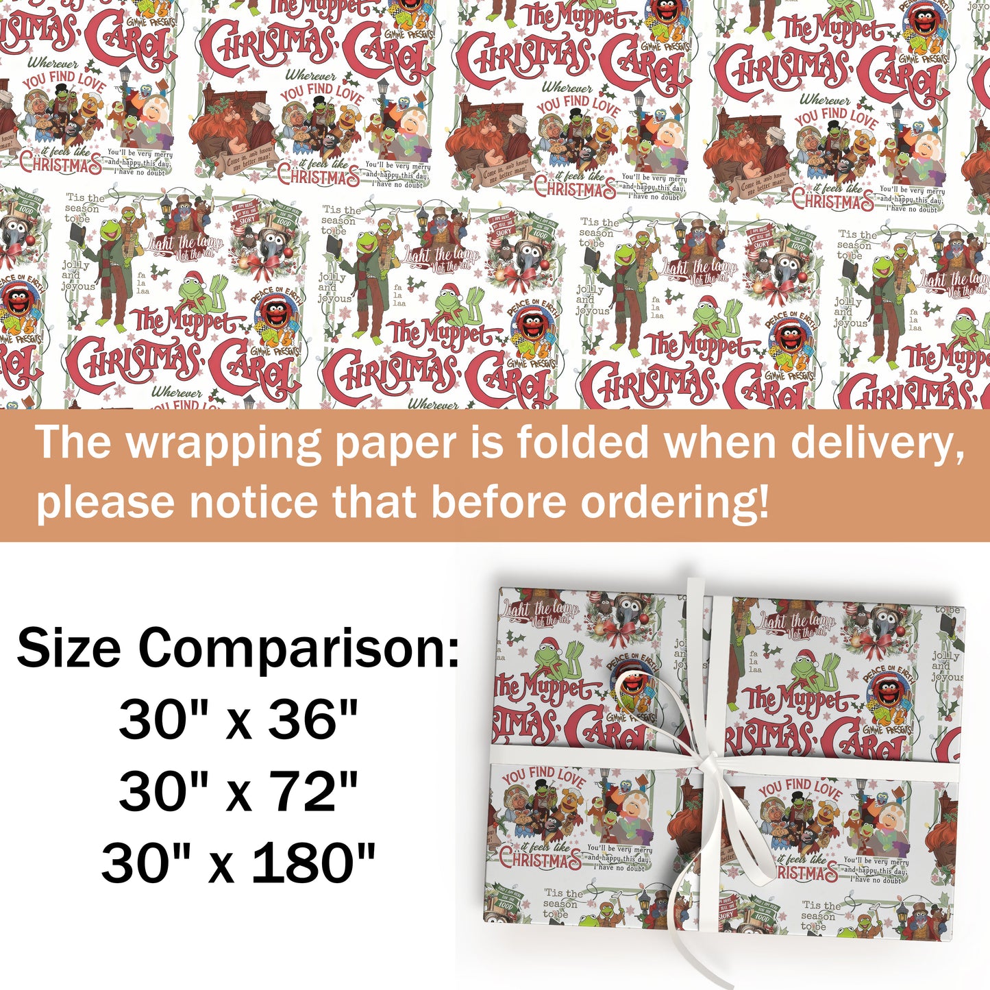 The Muppets Christmas Carol Wrapping Paper