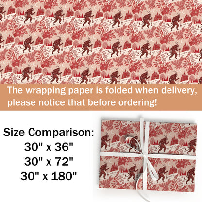Gothic Krampus Wrapping Paper