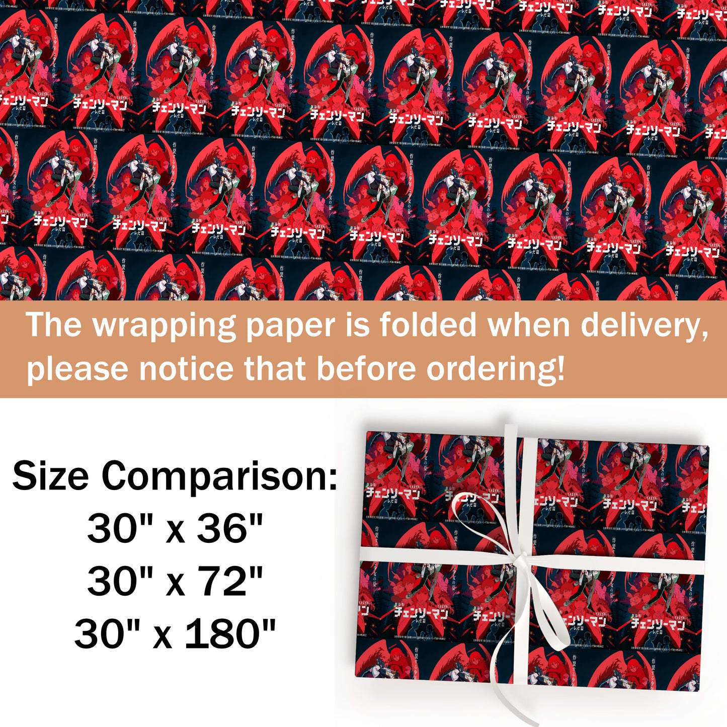 Chainsaw Man Reze Arc Wrapping Paper