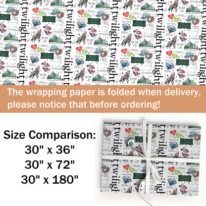Twilight Wrapping Paper True Saga Fans