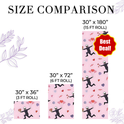 Gojo Satoru Valentine Wrapping Paper Jujutsu Kaisen Gift Paper