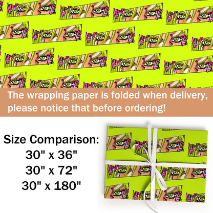 Jojo Anime Wrapping Paper Gift Fans
