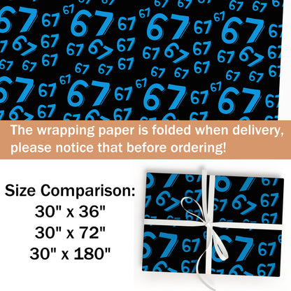 Funny 67 Meme Wrapping Paper