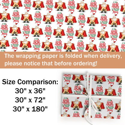 Santa Meme Wrapping Paper