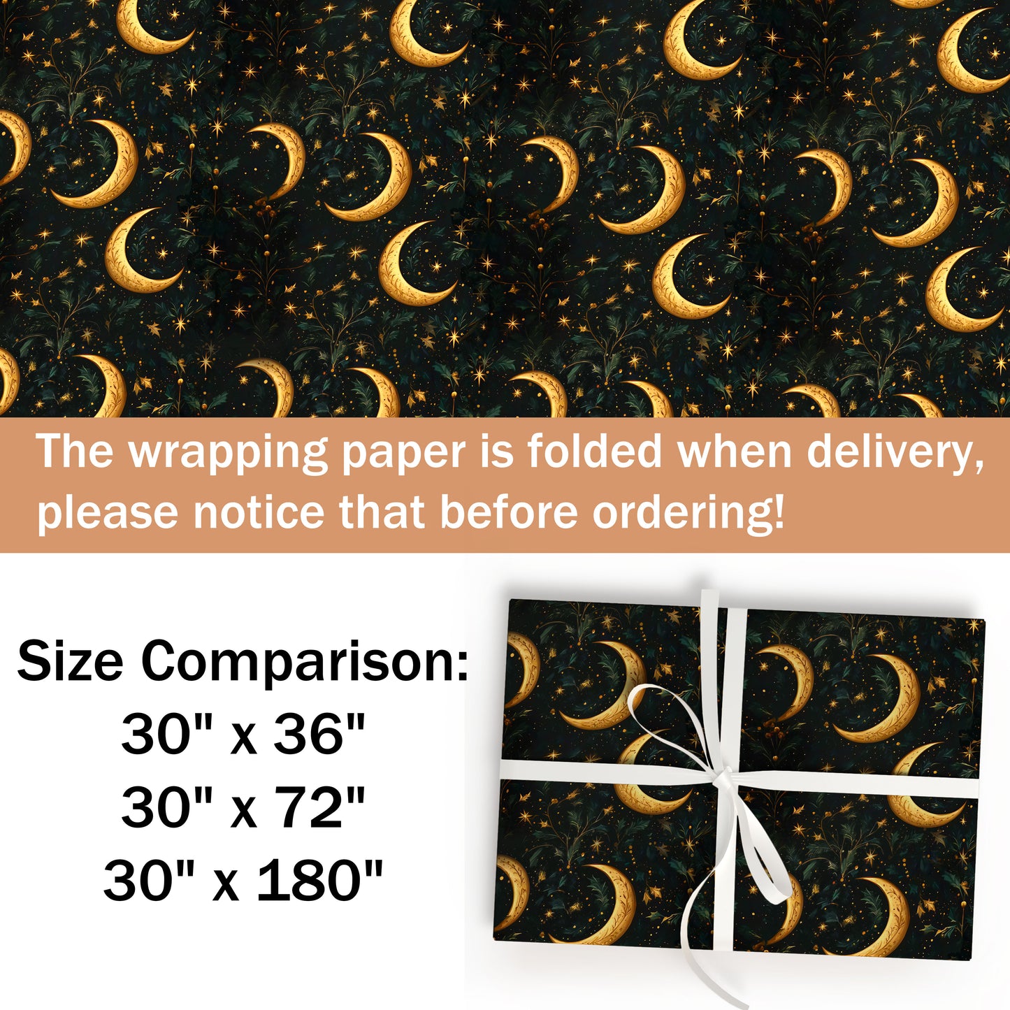 Dark Night Sky Wrapping Paper