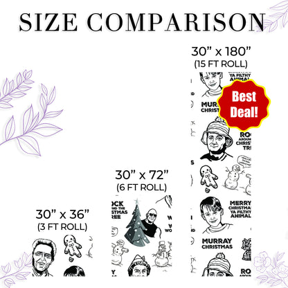 Murray Christmas Wrapping Paper Home Alone Gift Wrap