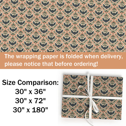 Bat Christmas Wrapping Paper