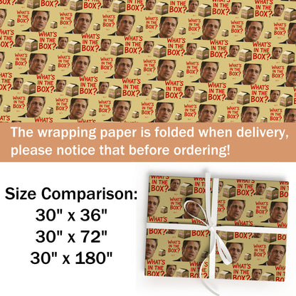 What's In the Box Wrapping Paper Gifts