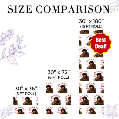 Belsnickel Wrapping Paper Funny Christmas Holiday Paper