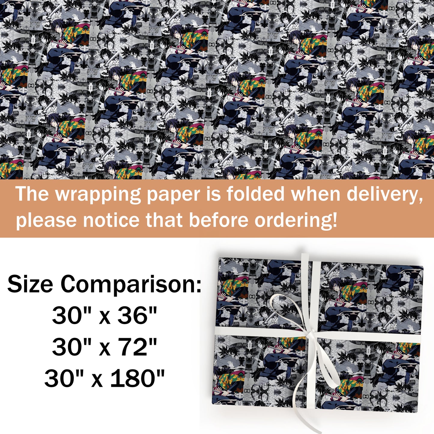 Demon Slayer Wrapping Paper