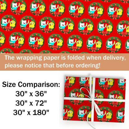 Adventure Time Wrapping Paper