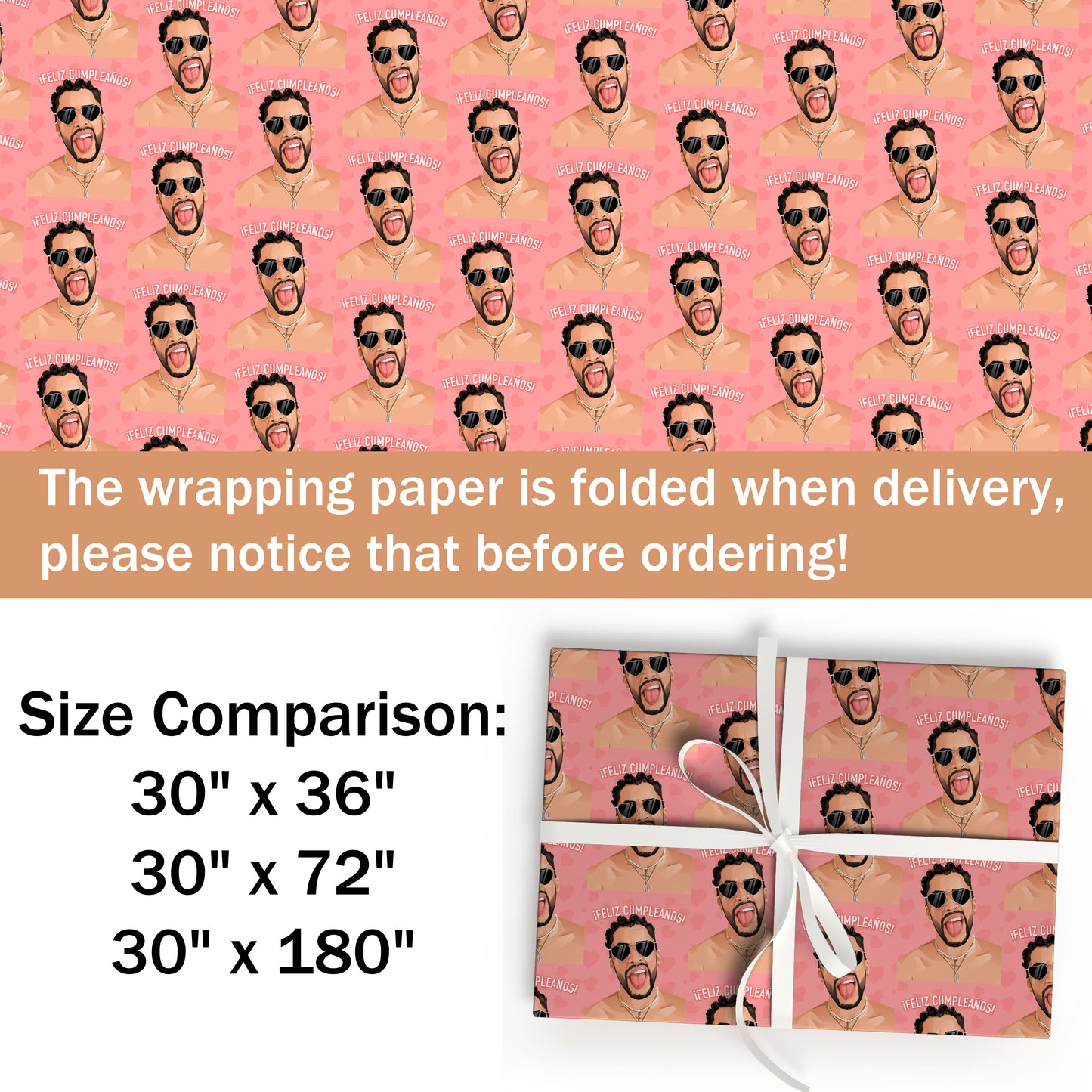 Bad Bunny Wrapping Paper