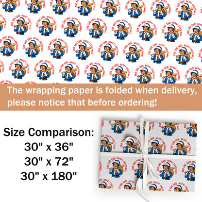 Sho Sho Sho Mery Christmas Wrapping Paper