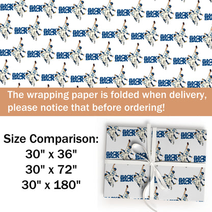 Baseball Christmas Wrapping Paper