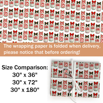 Diet Coke Wrap Gift Christmas For Friend
