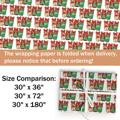 Dr Pepper Christmas Wrapping Paper