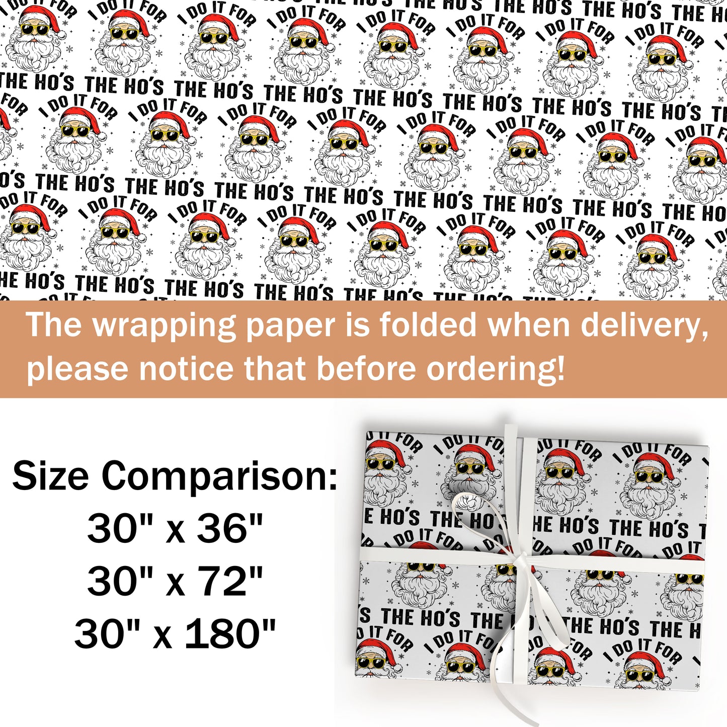 Cute Santa Christmas Wrapping Paper
