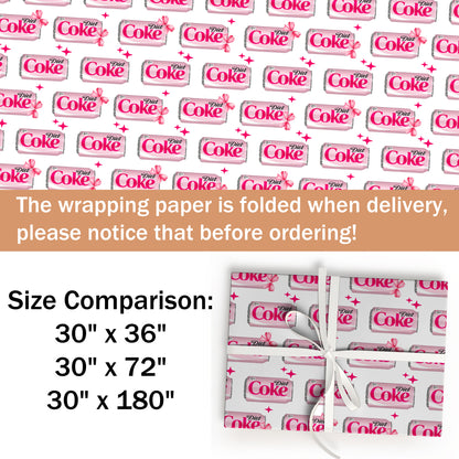 Diet Coke Wrap Gift