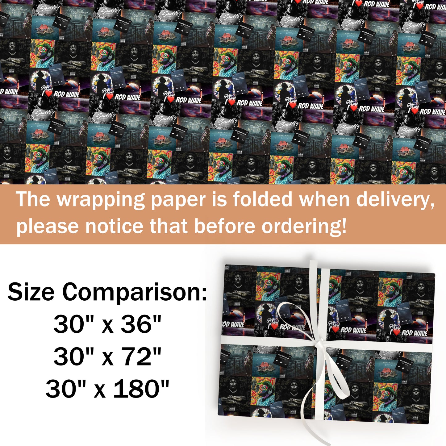 Rod Wave Wrapping Paper