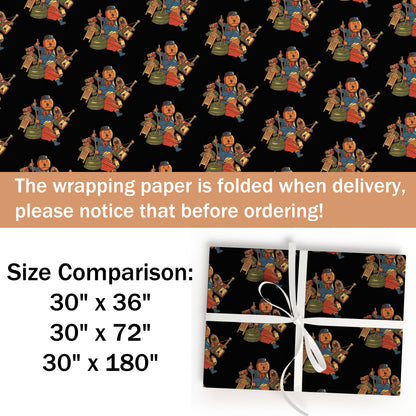 Emmet Otter's Jug-Band Christmas Wrapping Paper Gift