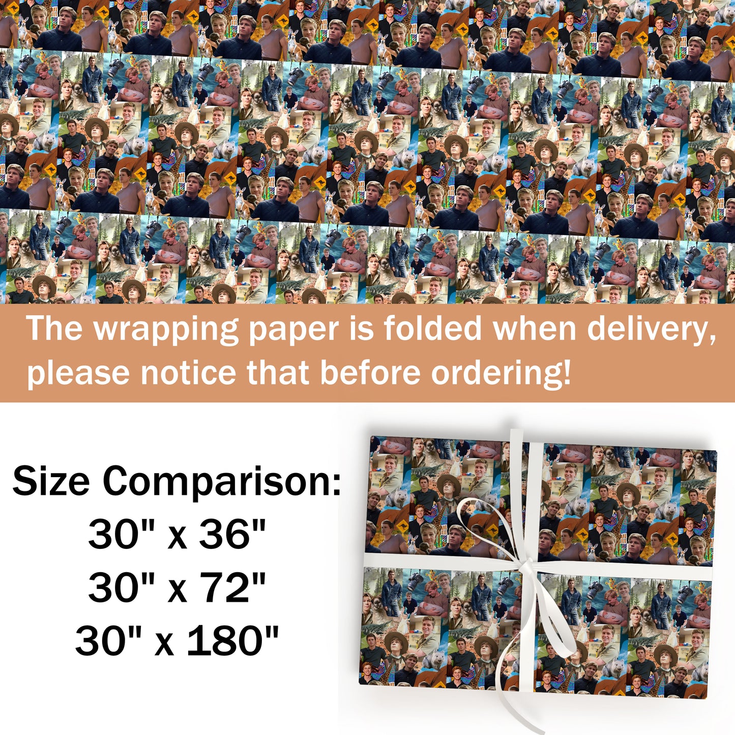 Robert Irwin Christmas Wrapping Paper