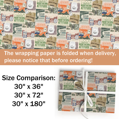 Noah Kahan Northern Attitude Wrapping Paper
