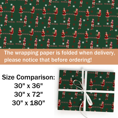 Rumi Claus Wrapping Paper