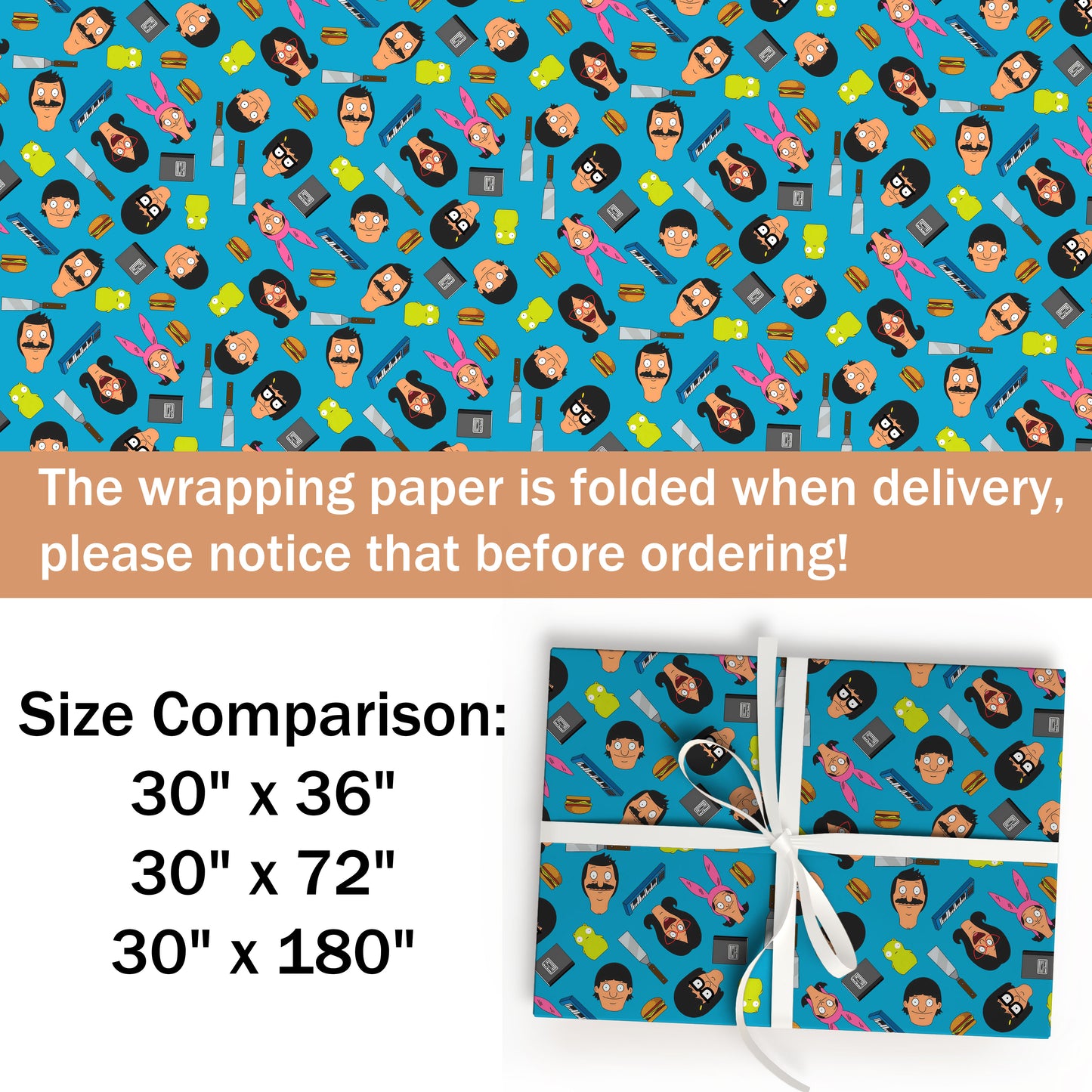 Bob's Burgers Wrapping Paper Roll