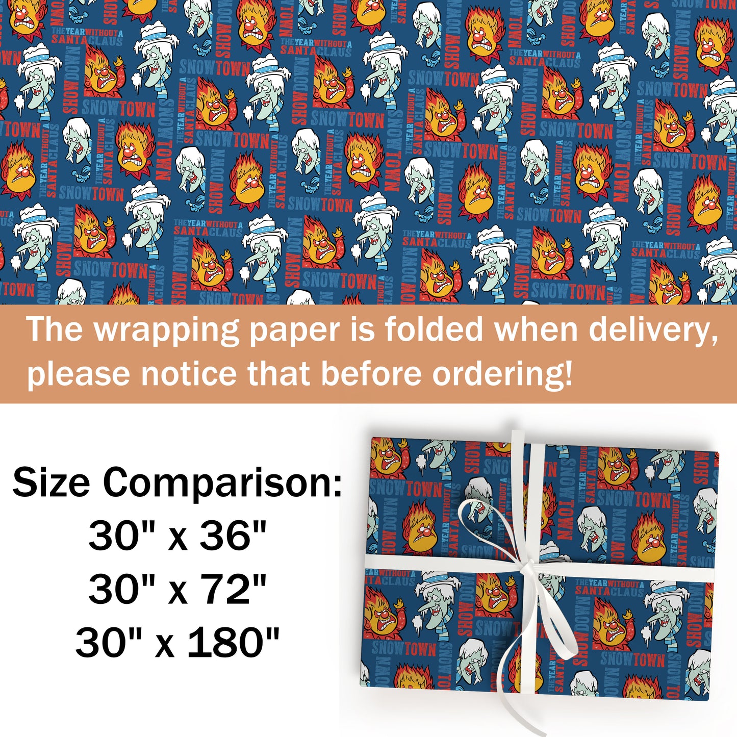 The Year Without a Santa Claus Wrapping Paper Xmas Gift