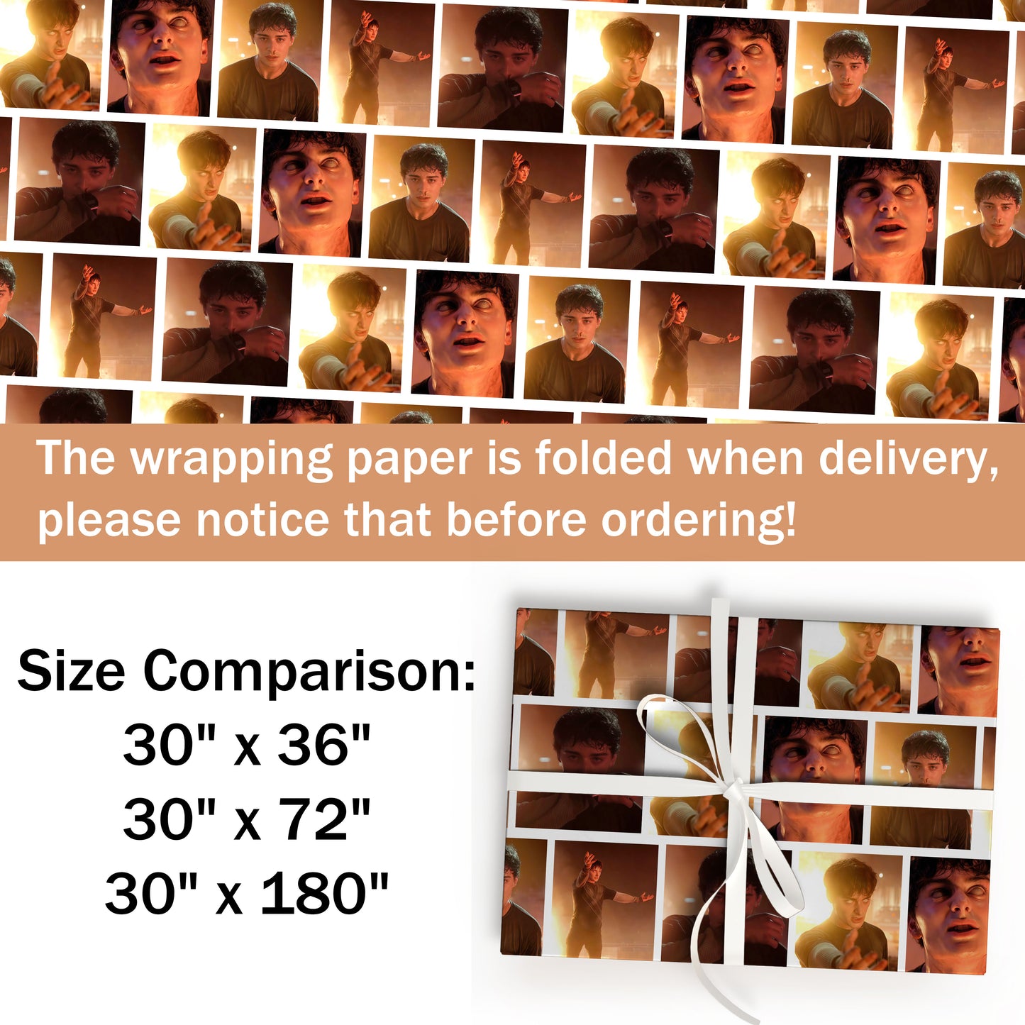 Noah Schnapp Stranger Things Wrapping Paper