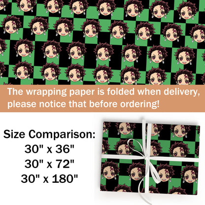 Demon Slayer Kamado Tanjiro Wrapping Paper