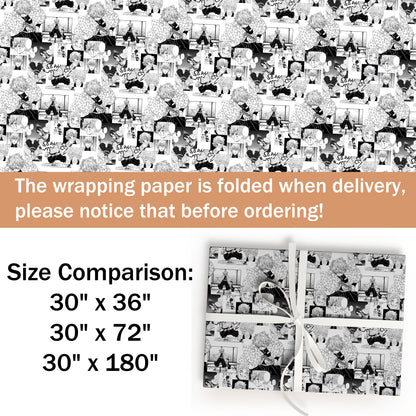 Demon Slayer Zenitsu Agatsuma Wrapping Paper